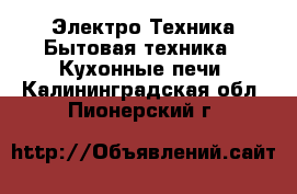 Электро-Техника Бытовая техника - Кухонные печи. Калининградская обл.,Пионерский г.